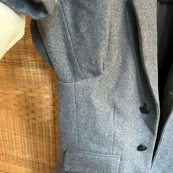 Matinique dark grey wool-blend men’s coat - Picture 13 of 14